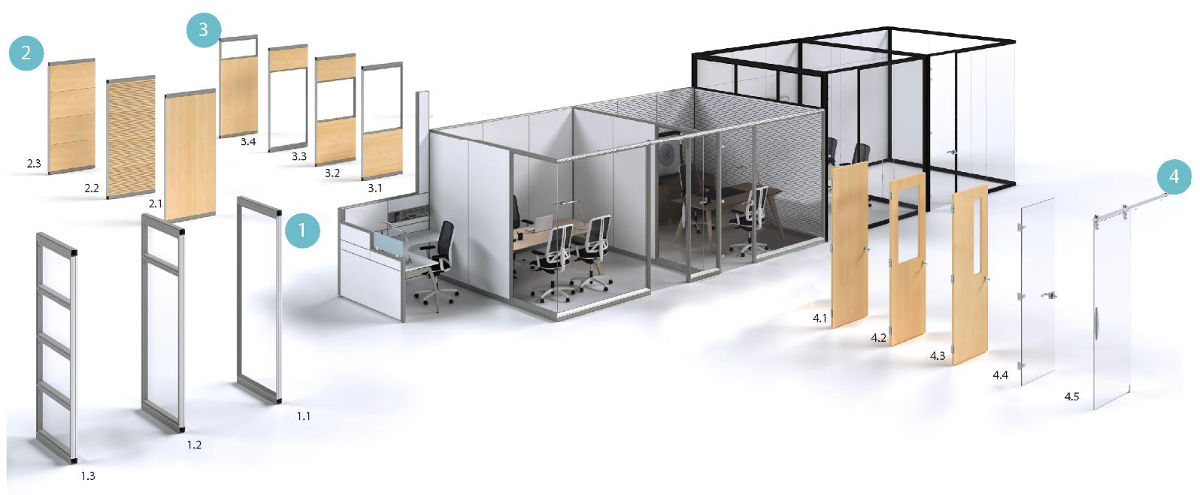 Office conference table & chair